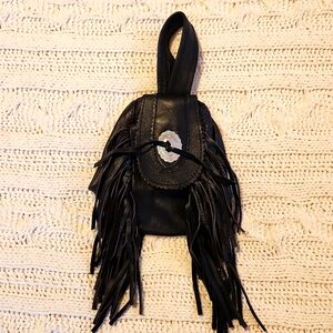 Fringe belt bag